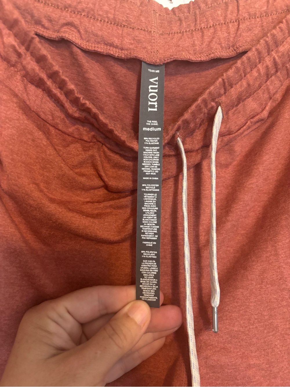 Vuori Performance joggers | Coral | EUC | Med - Picture 6 of 7